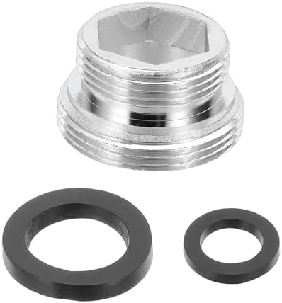 uxcell Faucet Aerator Adapter,M18 Male to M22 Male Brass Faucet Adapter by uxcell