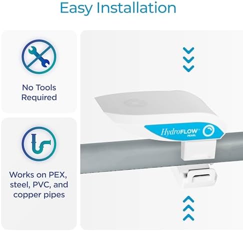 HYDROFLOW Pearl | Electronic Water Descaler & Water Softener Alternative for Small Homes & RVs | Fits 1” Pipes | Prevents Scale & Hard Water Damage - Image 5