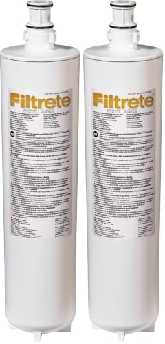 Filtrete Advanced Under Sink Quick Change Water Filtration Filter 3US-PF01, for use with 3US-PS01 System | (Pack of 2) by Filtrete
