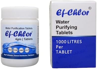 Overhead & Underground Water Tank Purification Tablets 4gm for 5280 Gallons Water Jar of 20 Tablets 3 Years Shelf Life 1 Tablet Purify 264 Gallons Water - Image 3