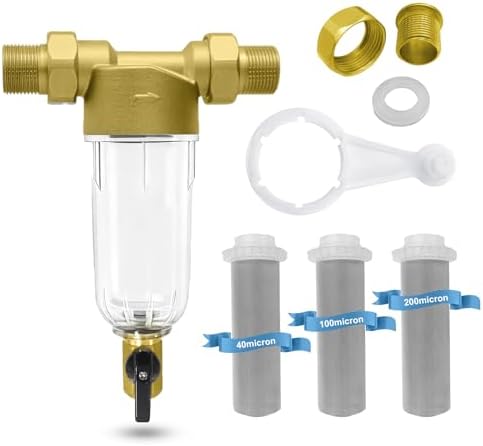 Spin Down Sediment Filter, 40/100/200 Micron by PURILITZS