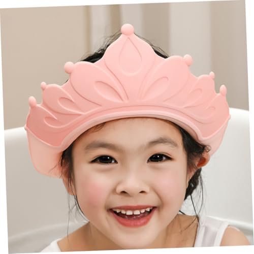 Toddler Crown Shower Cap 3pcs Adjustable PP Tpe Water Shield - Image 4