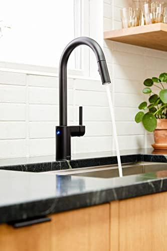 Moen Align MotionSense Wave Touchless Kitchen Faucet, Matte Black, 7565EWBL - Image 2