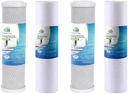 CFS Reverse Osmosis Filter Replacement Kit, Sediment & Carbon, 2 Sets by CompleteFiltrationServices