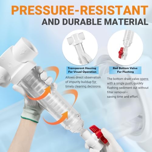 100 Mesh Spin Down Sand Separator/Sediment Water Filter System - Image 4