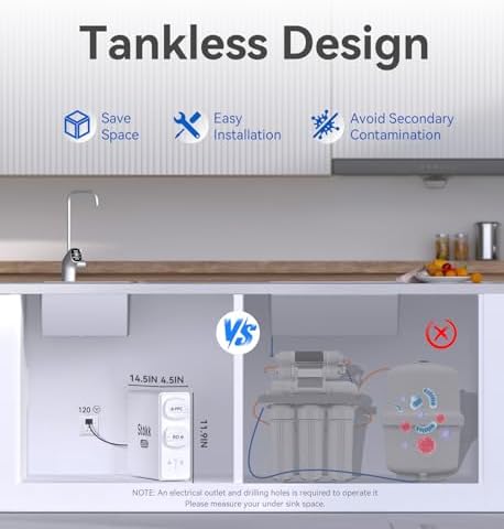 Stokk 600 GPD Reverse Osmosis System, 8-Stage Tankless RO Water Filter - Image 5