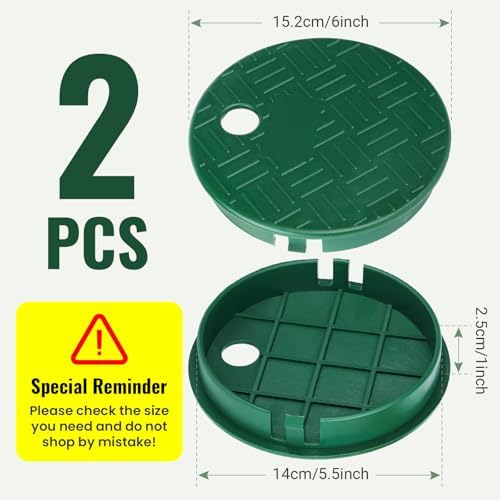 Sprinkler Valve Cover, 5.5" ID 6" OD,2pack - Image 2