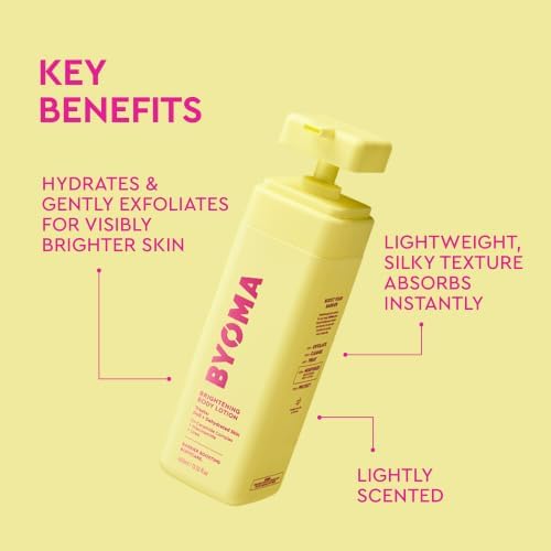 BYOMA Brightening Body Lotion for Dull, Dehydrated Skin (400ml) - Image 4