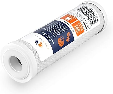 Aquaboon 5 Micron 10 x 2.5 Carbon Block Water Filter Cartridge CTO Whole House Water Filter Replacement Compatible with WHKF-WHWC, FXWTC, 2-PACK - Image 6