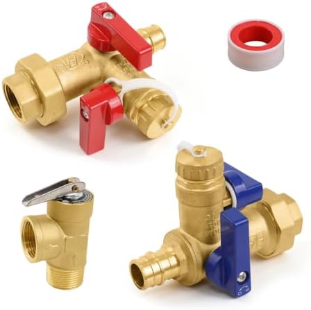 1-Set GUOFIS Tankless Water Heater Service Valve Kit,FIPx PEX-A(TOOL054-1) by GUOFIS