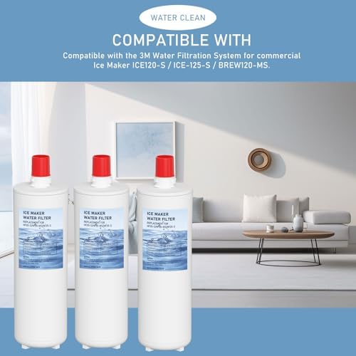HF20-S HF20-MS HF25-S Water Filter Replacement Compatible with 3M High Flow Series Cartridge HF20-S, 5615103/HF20-MS, 5615109/HF25-S,5615203, Water Filtration System 3-Packs - Image 5