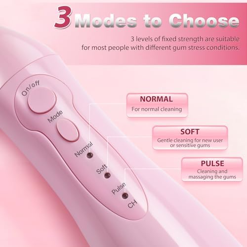 TOVENDOR Electric Water Flosser, Cordless Dental Oral Irrigator for Teeth - Image 5
