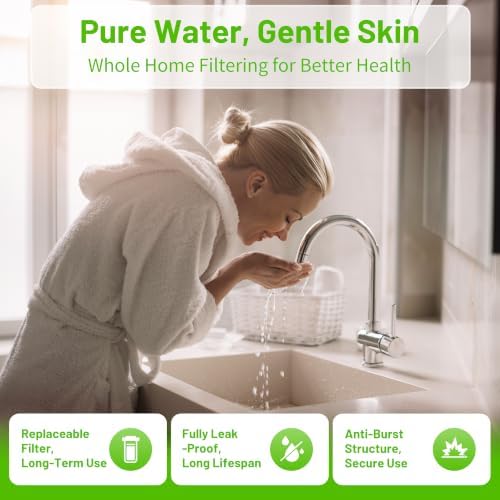 Whole House 3 Stage Water Filter System for Well Water,2 Year Filter Supply - Image 5