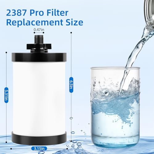 Water Filter Replacement 2387 Pro, 1 Filter Pack, White - Image 2