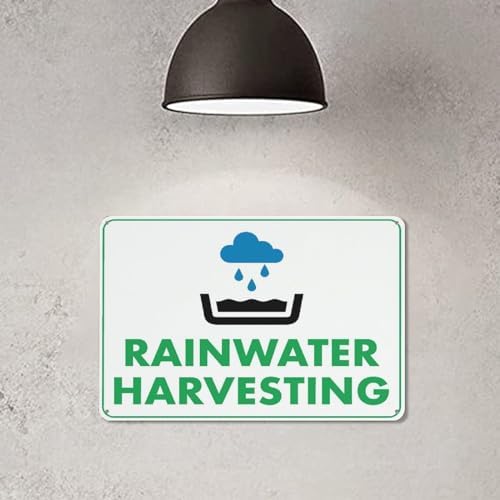 Rainwater Harvesting, Aluminum Sign, 8 x 12 Inches - Image 4