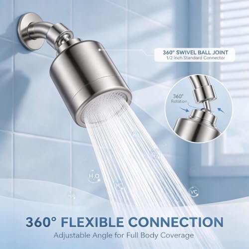 2 in 1 Shower Filter and Filtered Shower Head for Hard Water - Image 6
