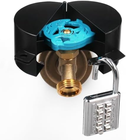Outdoor Faucet Lock Prevents Water Theft and Reduces Water Waste by TEMEILI