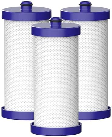 AQUA CREST WF1CB Refrigerator Water Filter, 3 Pack by AQUACREST