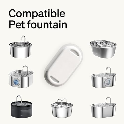 PETLIBRO Replacement Filters for Cat Water Fountain Stainless Steel, 67oz/2L Adjustable Water Flow Pet Water Fountain, Super Quiet Dog Water Dispenser - Image 3