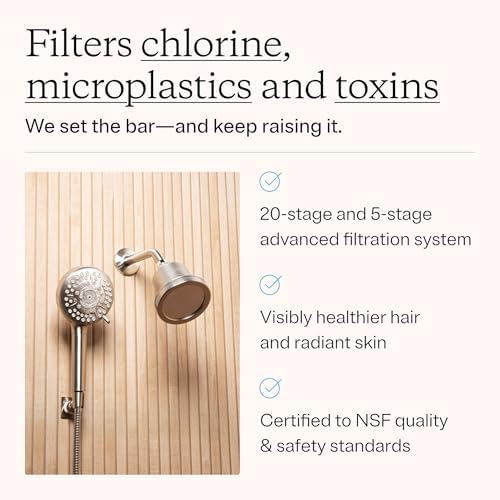 MDhair Mounted & Handheld Filtered Shower Head Bundle for Hard Water - Image 4