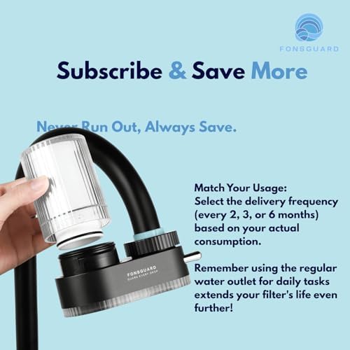 FonsGuard NSF Certified Faucet Water Filter for Kitchen and Bathroom Sinks - Image 5