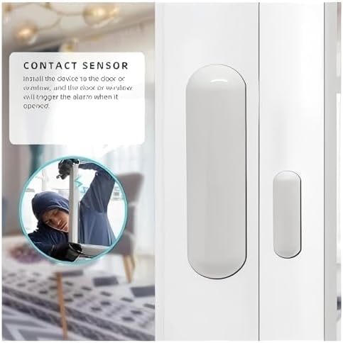 Tuya Zigbee 3.0 Door and Window Alarm Sensor, Wireless Mini Contact Sensor, Works with Smart Life APP, Compatible with Alexa/Google Assistant,Tuya Hub Required (Pack of 1) - Image 4