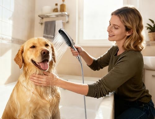 G-Promise 3Mode Dog Shower Attachment with Pause Mode Indoor & Outdoor Use - Image 2