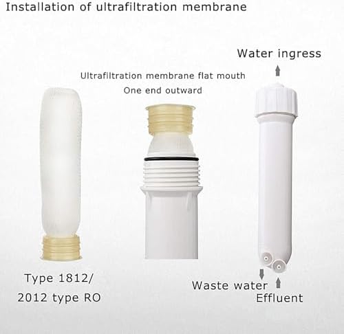 4pcs UF Membrane 0.01 Micrometre Ultrafiltration Hollow Fiber, Membrane, for Reverse Osmosis Water Filter Purifier, White - Image 2