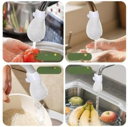20 Pack Washable Faucet Debris Filter Screens (100 Pads + 10 Hook-Lack) - Image 2