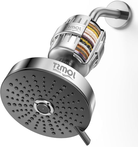 Shower Head with Filtered | 25-Stage Filtration & 3 Mode Spray | Filtered Shower Head Removes 99.945% of Chlorine & Heavy Metals | Anti-Chlorine - Silver by Buynow