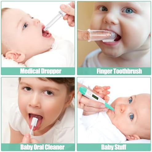 Baby Healthcare and Grooming Kit for Newborn Kids, 31PCS Upgraded Safety Baby Care Kit, Newborn Nursery Health Care Set, Baby Care Products (Green) - Image 4