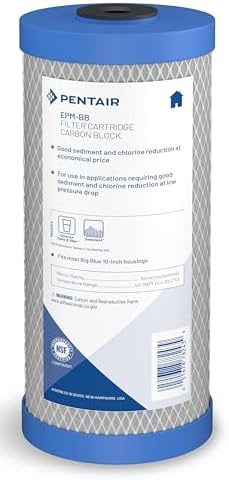 Pentair Pentek EPM-BB Big Blue 10-Inch Carbon Block Water Filter by PENTAIRPENTEK