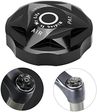 ANGGREK Bike Fork Cap,Air,Front Fork Air Chamber Cover Bicycle Suspension Fork Air Gas Valve Cap Aluminium Alloy for Mountain Bike - Image 4