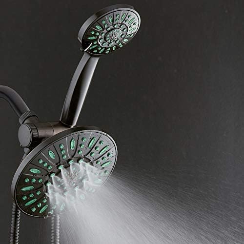 AquaDance Antimicrobial High Pressure 7" Rain & Handheld Shower Head Combo - Image 6