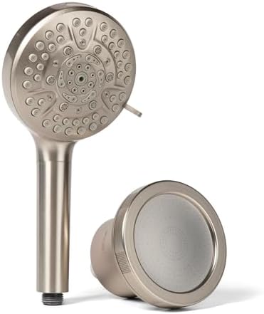 MDhair Mounted & Handheld Filtered Shower Head Bundle for Hard Water by MDhair