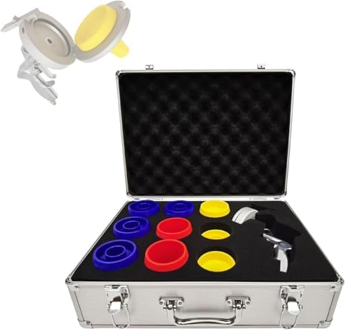 9-Nozzle Pneumatic Pipe Cleaning Gun Set with Quick Connector, for Clearing Hydraulic Lines, Rigid and Flexible Pipes by Unknown