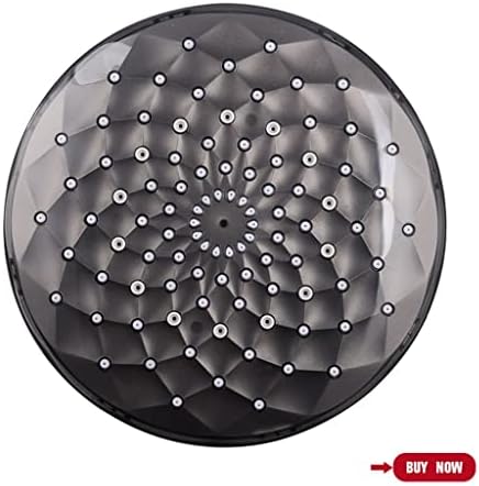 Shower Head Black Waterfall Bath Ceiling Top High Pressure Micro Bubble Hydromassage for Bathroom Accessory (D 1PS) (D 1PS) - Image 4