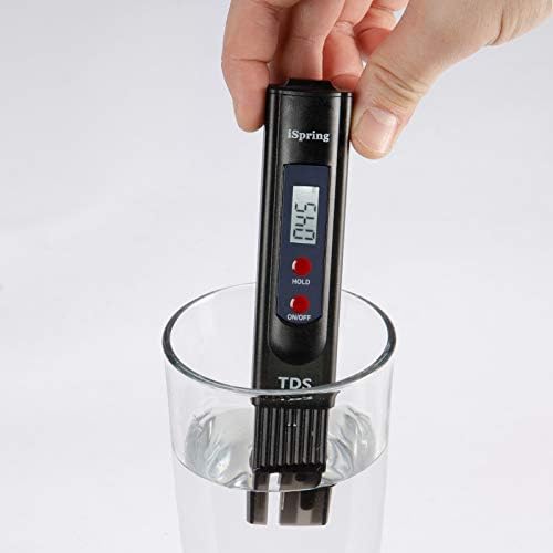 iSpring TDS2 Digital 2-Button TDS Meter with Backlit LCD, Black - Image 4