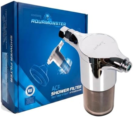 ACF Shower Filter | NSF Tested & Certified (177&372) Chlorine Reduction/Lead Free-| Long Filter Life Span by COOLANG