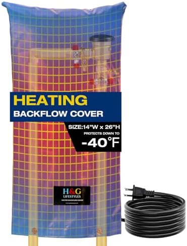 H&G Lifestyles Heated Backflow Cover for Winter 14" W x 26" H by HGLifestyles