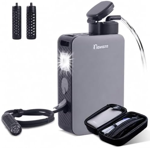 NAWAZA Portable Electric Water Filter, 0.01 Micron Dual, 800mL/min Pump by Unknown