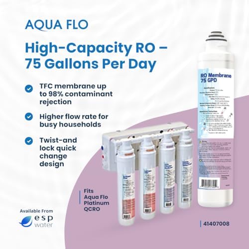 Aqua Flo 41407008 RO Membrane Quick Change TFC Filter, 75 GPD - Image 3