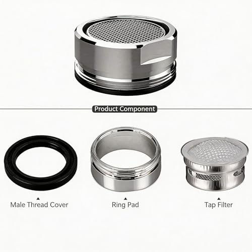 E-TING 6 Pack M24 Male Thread Faucet Aerator Kitchen Sink Replacement - Image 6