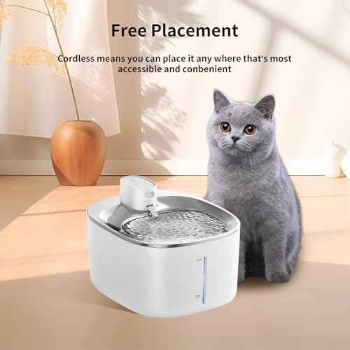 Kactoily 12 Pack Cat Water Fountain Filter & 12 Pump Filter Sponges Replacement, Cat Dog Pet Drinking Fountain for 135 fl oz/4L (YPD-C004P,YPD-C004S) - Image 6