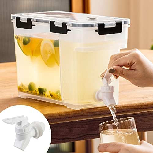 Cold Kettle with Faucet, 3.5L Juice Water Pitcher by Lingerlanden
