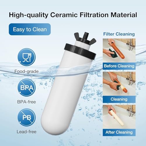 7" Ceramic Water Filter Replacement, Suitable Gravity Water systems - Image 5