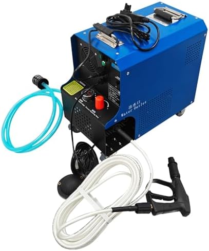 TECHTONGDA Chiller Condenser Tube Cleaning Machine with High-Pressure Water Gun & Foot Switch, Heat Exchanger Pipe Cleaner for 0.2"-0.8" Pipe Dia, 24.9ft Flexible Shaft, 65.6ft Quick Connection Hose - Image 6