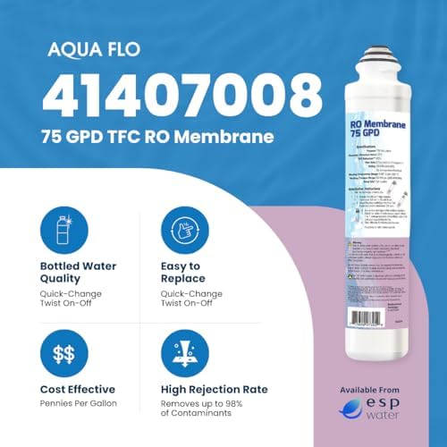 Aqua Flo 41407008 RO Membrane Quick Change TFC Filter, 75 GPD - Image 2
