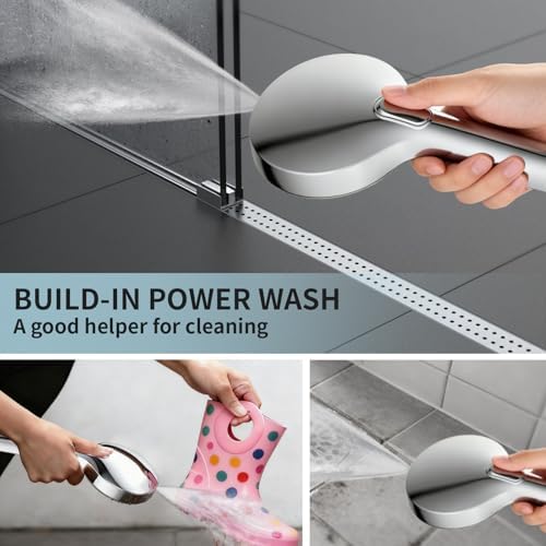 Handheld Shower Head High Pressure, 9-Mode with Pause Mode & Power Wash - Image 3