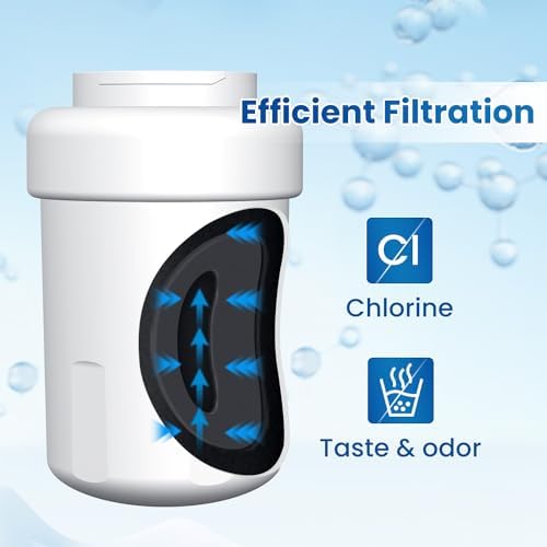GOLDEN ICEPURE RWF0600A Refrigerator Water Filter Replacement for HDX FMG-1, MWFP, MWFA, PL-100, WFC1201, RWF0600A, PC75009, RWF1060, 197D6321P006, GSE25GSHECSS, Kenmore 469991 Refrigerator Cartridge - Image 4